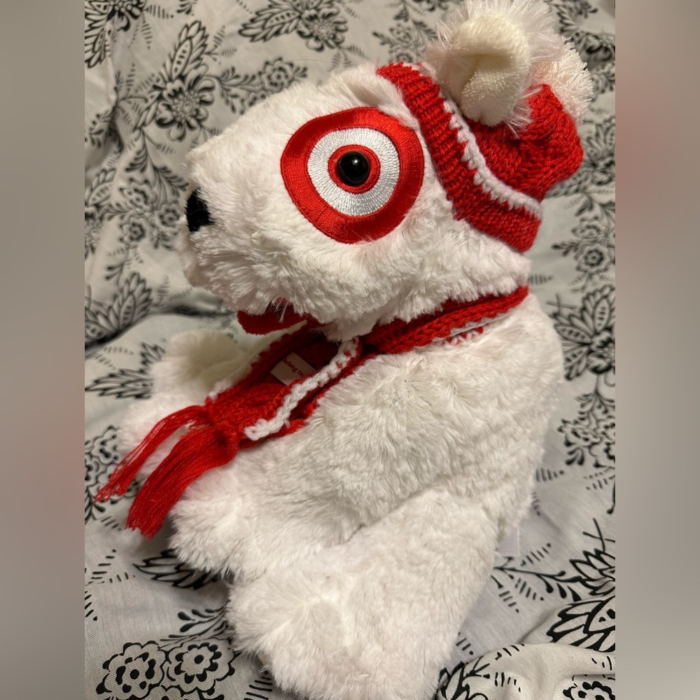 Collectible Target Holiday 2011 Bullseye Dog Plush 🎯 🐶